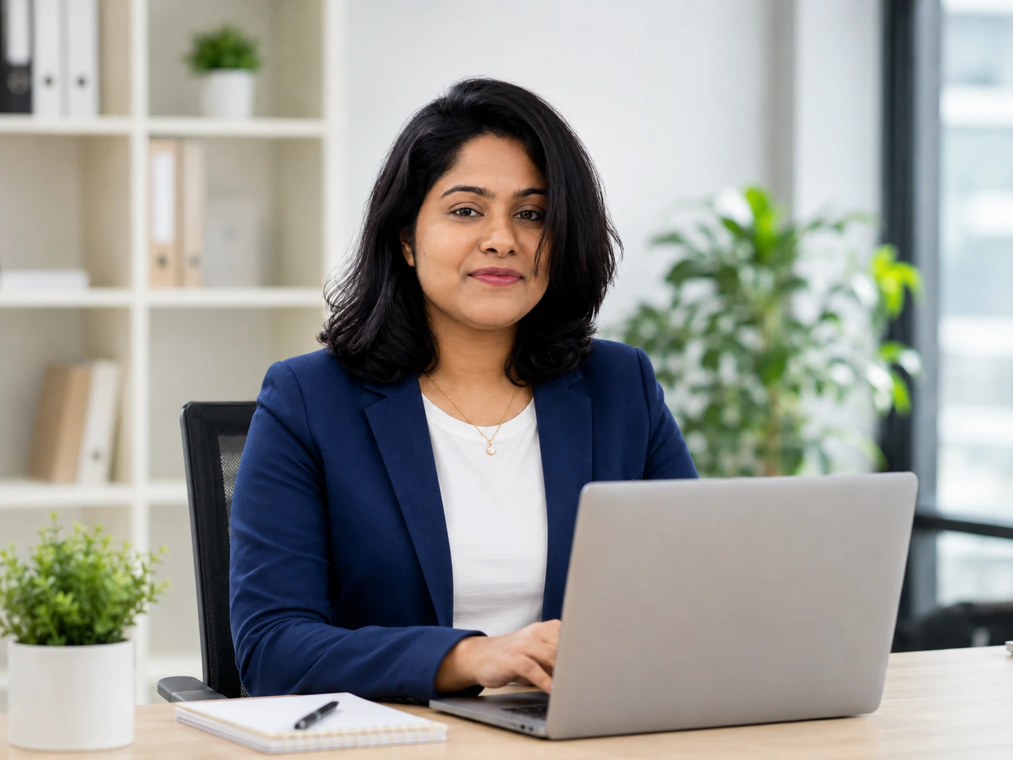 Bizovix ERP user working on cloud business software