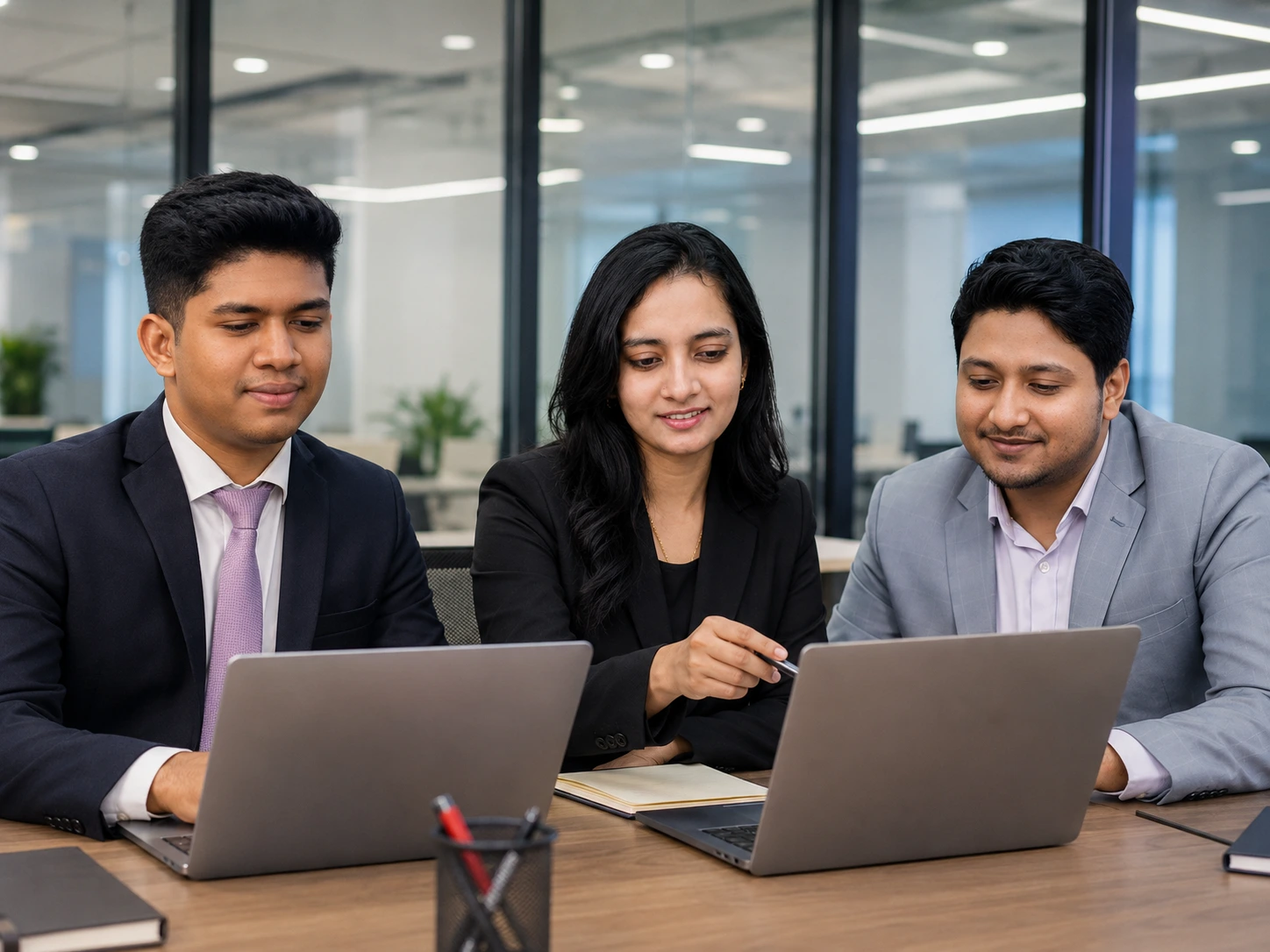 Bizovix ERP team collaborating on business operations